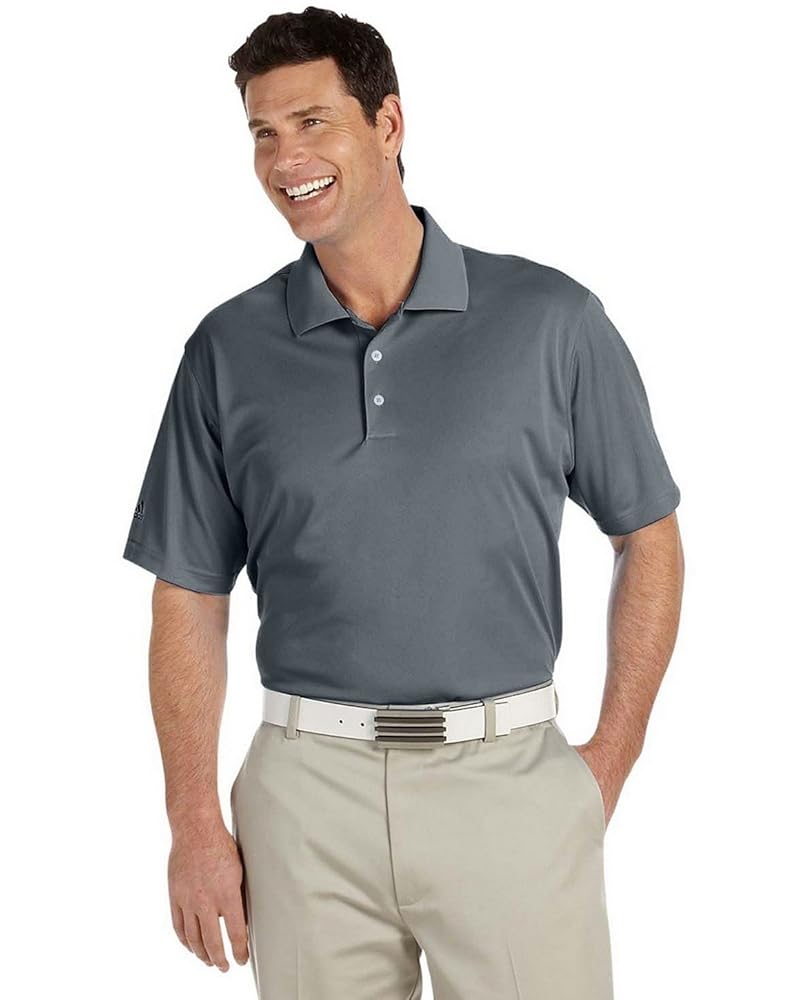 adidas - 【adidas GOLF/アディダス】吸汗速乾 快適 半袖ポロシャツ・グレーXL アディダス（adidas）（メンズ）ゴルフウェア 吸汗速乾 FUNC SL